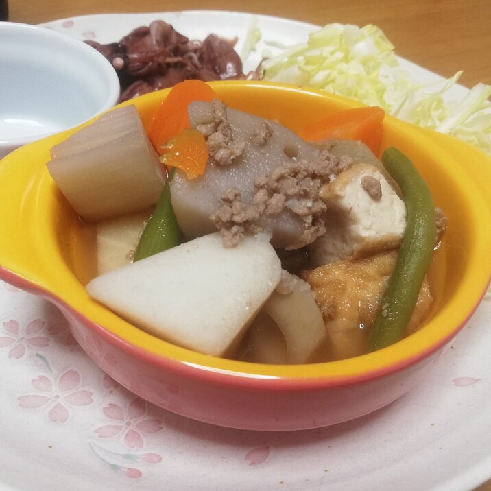 簡単！冷凍野菜であっさり塩味の煮物